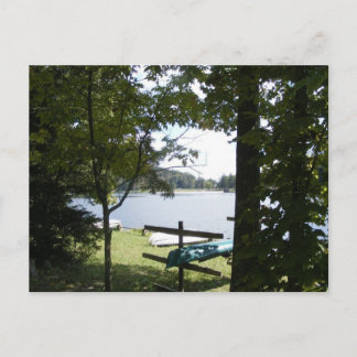 Carte Postale parc d'état de cowans gap pennsylvanie lac arbre c