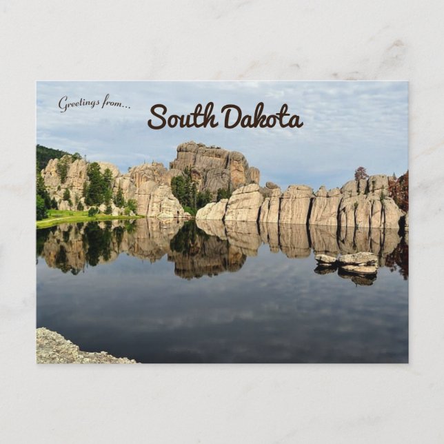 Carte Postale Parc d'état de Custer Dakota du Sud (Devant)