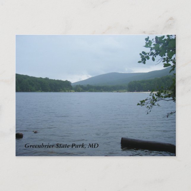 Carte Postale Parc d'état de Greenbrier, MD (Devant)