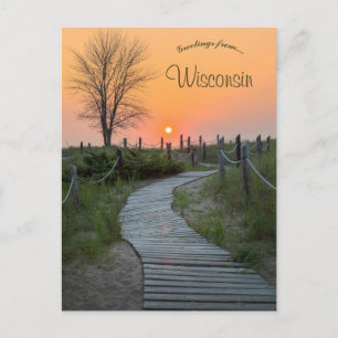 Carte Postale Parc d'état de Kohler-Andrae Sheboygan Wisconsin