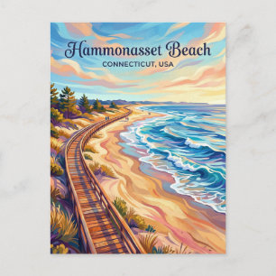 Carte Postale Parc d'État de la plage de Hammonasset Connecticut