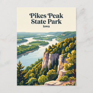 Carte Postale Parc d'État de Pikes Peak Iowa