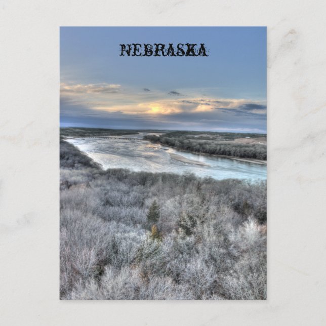 Carte Postale Parc d'état de Platte River, Nebraska (Devant)