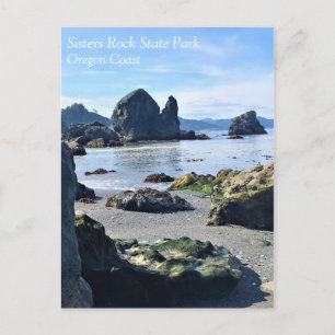 Carte Postale Parc d'État de Sisters Rock, côte de l'Oregon