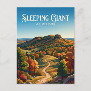 Carte Postale Parc d'État de Sleeping Giant Connecticut
