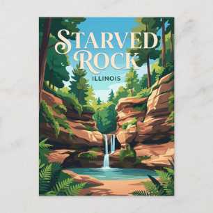 Carte Postale Parc d'État de Starved Rock USA