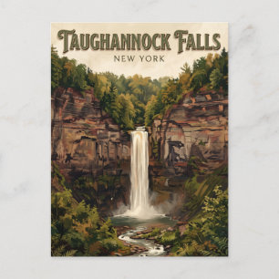 Carte Postale Parc d'État de Taughannock Falls Trumansburg New Y