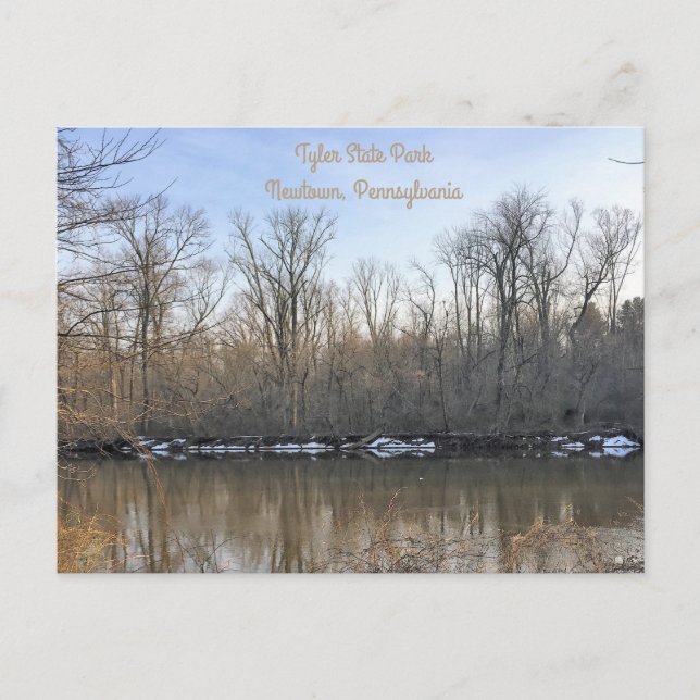 Carte Postale Parc d'état de Tyler (Devant)