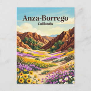 Carte Postale Parc d'État du désert d'Anza-Borrego USA