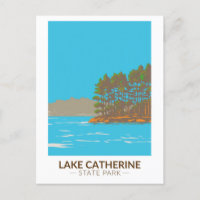 Parc d'état du lac Catherine Arkansas Vintage
