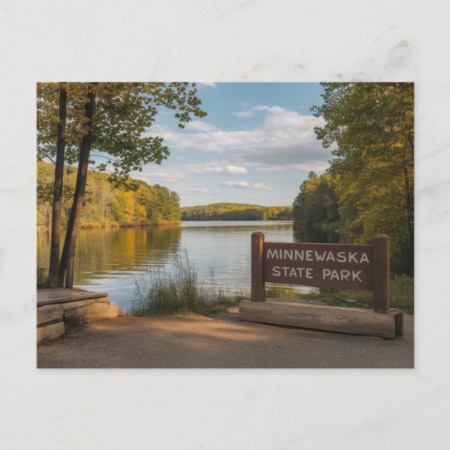 Carte Postale Parc d'état du lac Minnewaska (Devant)