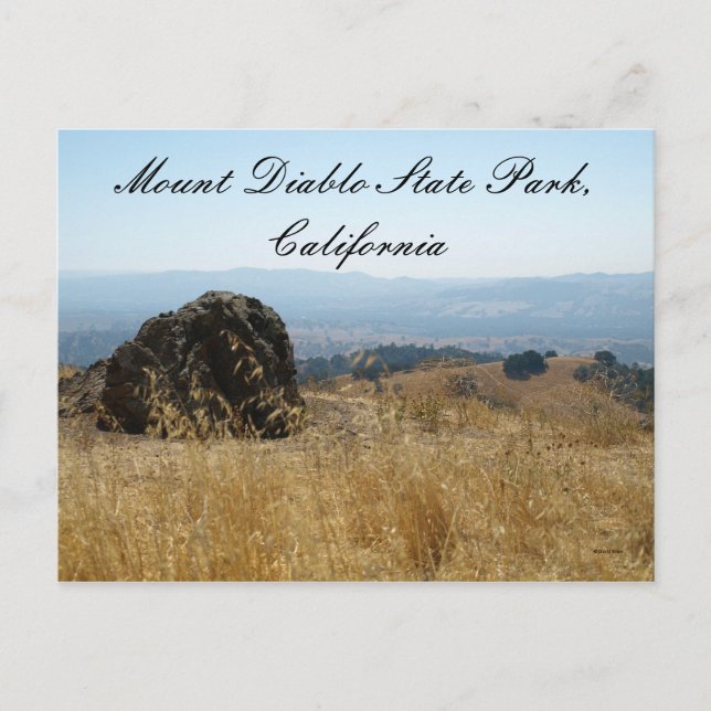 Carte Postale Parc d'état du mont Diablo,... (Devant)