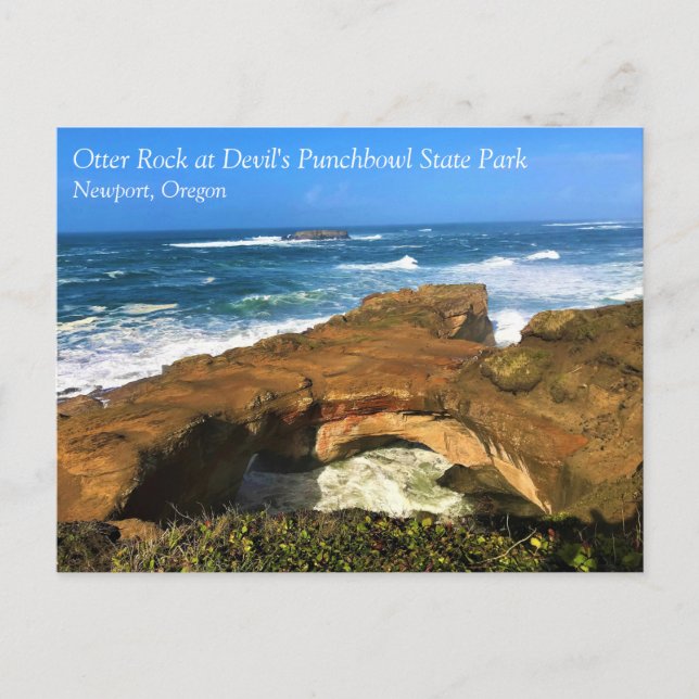 Carte Postale Parc d'État du Punchbowl dans l'Oregon (Devant)