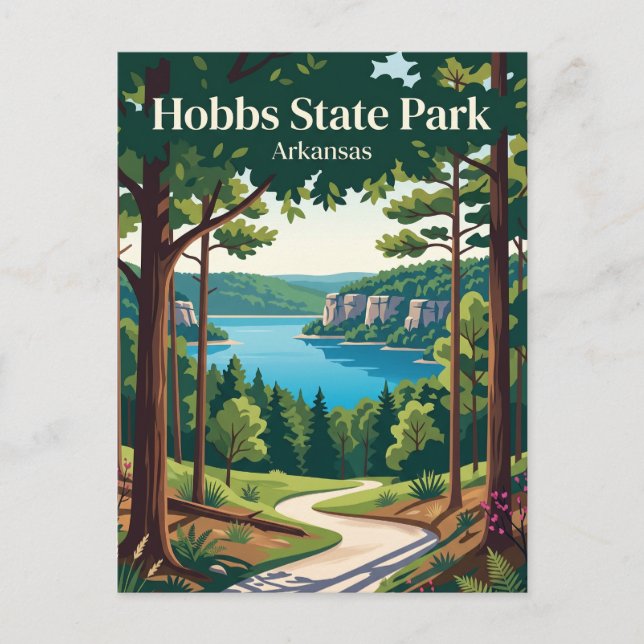 Carte Postale Parc d'État et zone de conservation de Hobbs, Arka (Devant)