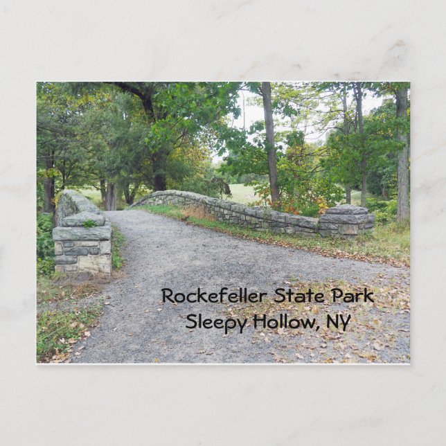 Carte Postale Parc d'état Rockefeller à Sleepy Hollow, NY (Devant)