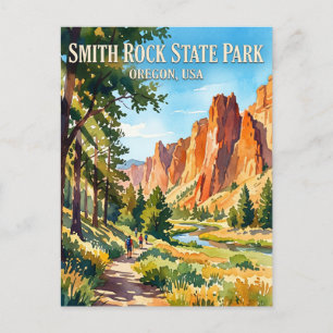Carte Postale Parc d'État Smith Rock USA