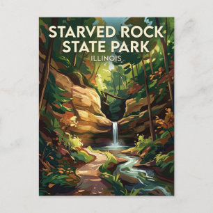 Carte Postale Parc d'État Starved Rock USA