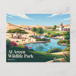 Carte Postale Parc faunique Al Areen Bahreïn
