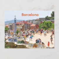Parc Guell à Barcelone, Espagne