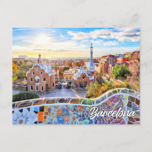 Carte Postale Parc Guell, Barcelone, Espagne