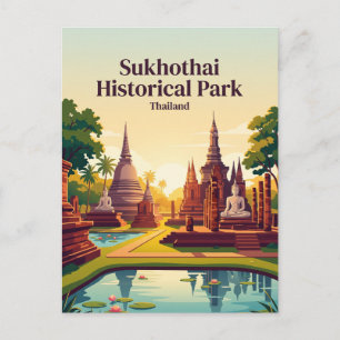 Carte Postale Parc historique de Sukhothai Thaïlande