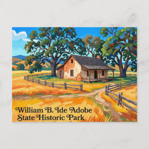 Carte Postale Parc historique d'État William B. Ide Adobe