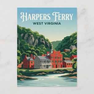 Carte Postale Parc historique national de Harpers Ferry États-Un