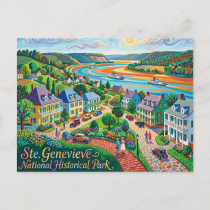 Carte Postale Parc historique national Ste. Genevieve Missouri