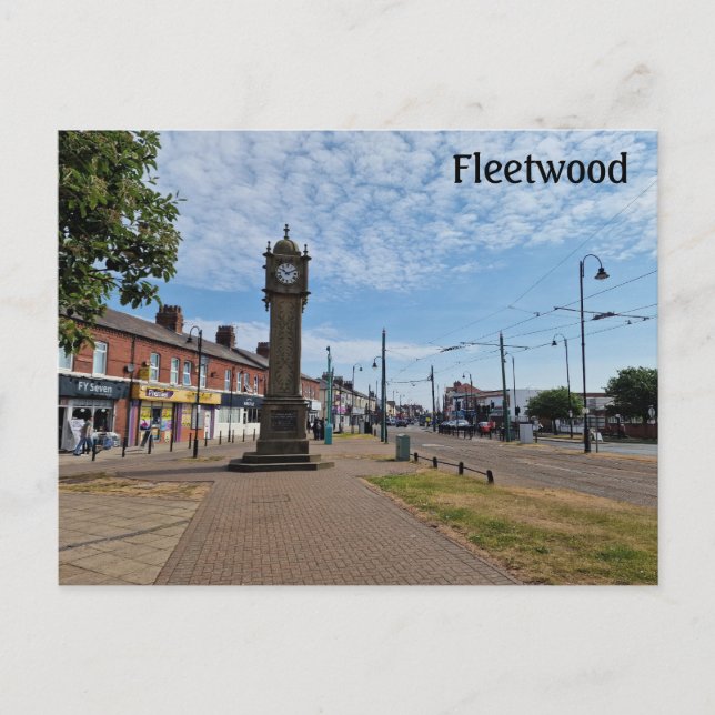 Carte Postale Parc mémorial Fleetwood (Devant)