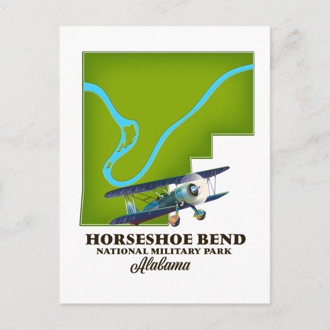 Carte Postale parc militaire national de horseshoe bend (Devant)