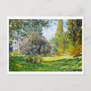 Carte Postale Parc Monceau, Paris Claude Monet