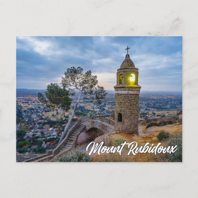 Carte Postale Parc Mount Rubidoux, Riverside, Californie, États- (Devant)