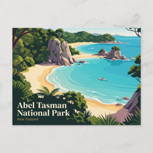 Carte Postale Parc national Abel Tasman, île du Sud, Nouvelle-Zé