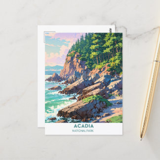 Carte Postale Parc national Acadia, États-Unis
