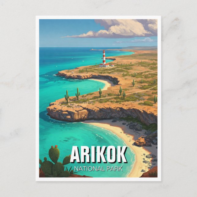 Carte Postale Parc national Arikok Aruba Travel (Devant)