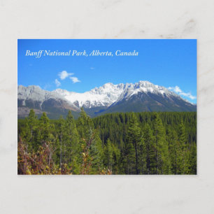 Carte Postale Parc national Banff Alberta Canada Rocheuses