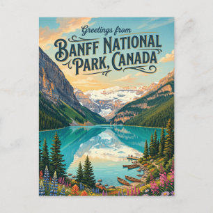 Carte Postale Parc national Banff Canada
