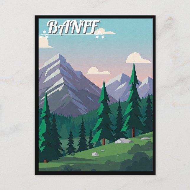 Carte Postale Parc national Banff Canada (Devant)