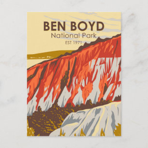 Carte Postale Parc national Ben Boyd Australie Vintage