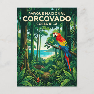 Carte Postale Parc National Corcovado Costa Rica