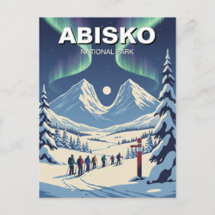 Carte Postale Parc national d'Abisko Voyage en Suède