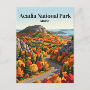 Carte Postale Parc national d'Acadia aux USA
