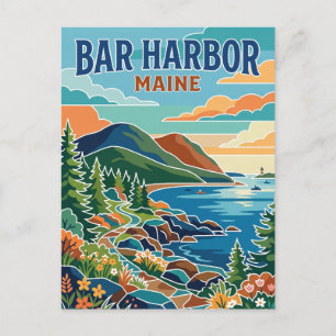 Carte Postale Parc national d'Acadia dans le Maine