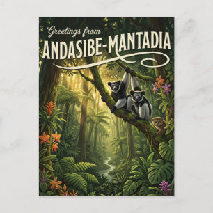 Carte Postale Parc national d'Andasibe-Mantadia Madagascar