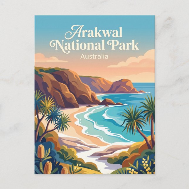 Carte Postale Parc national d'Arakwal Australie (Devant)