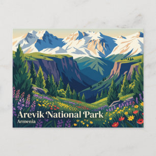 Carte Postale Parc national d'Arevik Arménie