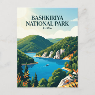 Carte Postale Parc national de Bachkirie Russie