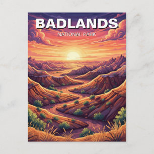Carte Postale Parc national de Badlands Souvenir