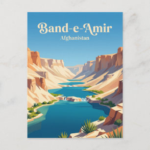 Carte Postale Parc national de Band-e Amir Afghanistan