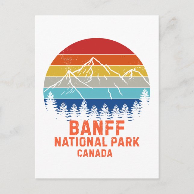 Carte Postale Parc national de Banff (Devant)